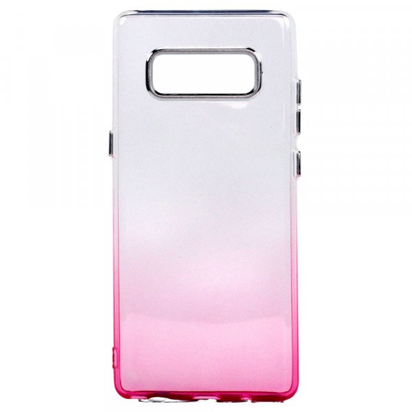 Wholesale Galaxy Note 8 Gradient Armor Hybrid Case (Hot Pink)